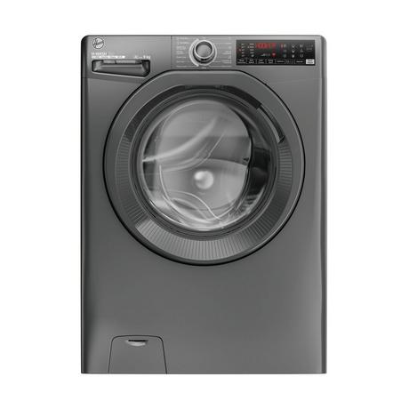 Hoover H3WPS496TMRR6 9 kg Tvättmaskin med 1400 rpm – Grafit, fristående, frontladdning