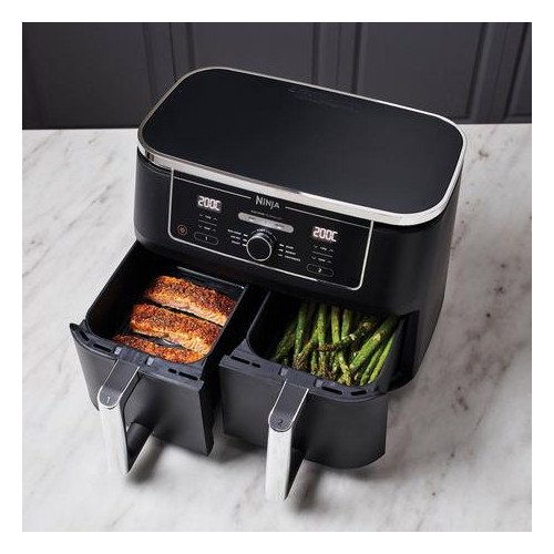 Ninja Foodi MAX Dual Zone Air Fryer AF400UK 9,5 L – Svart