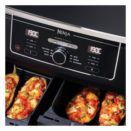 Ninja Foodi MAX Dual Zone Air Fryer AF400UK 9,5 L – Svart