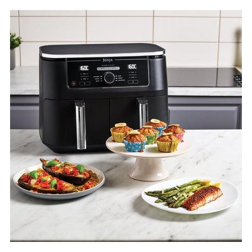 Ninja Foodi MAX Dual Zone Air Fryer AF400UK 9,5 L – Svart