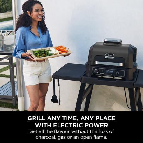 Ninja OG850UK Woodfire Pro XL – Elektrisk grill & röker för hemmet
