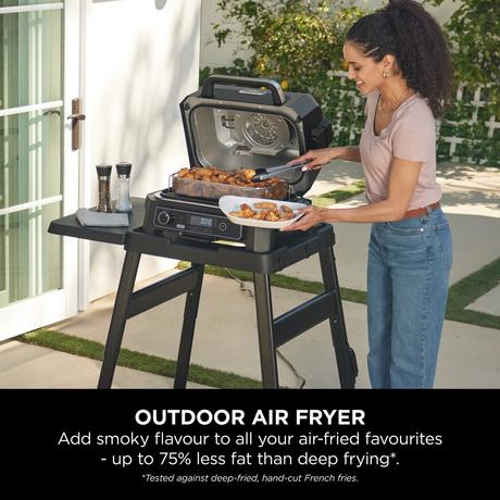 Ninja OG850UK Woodfire Pro XL – Elektrisk grill & röker för hemmet