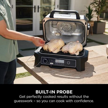 Ninja OG850UK Woodfire Pro XL – Elektrisk grill & röker för hemmet